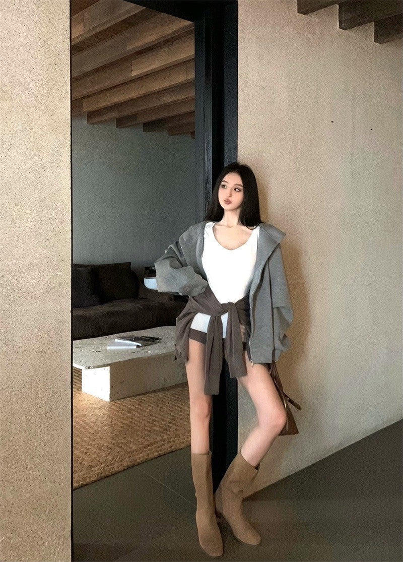 Oct. 老錢小毛衣 慵懶百搭圓領針織褲裝