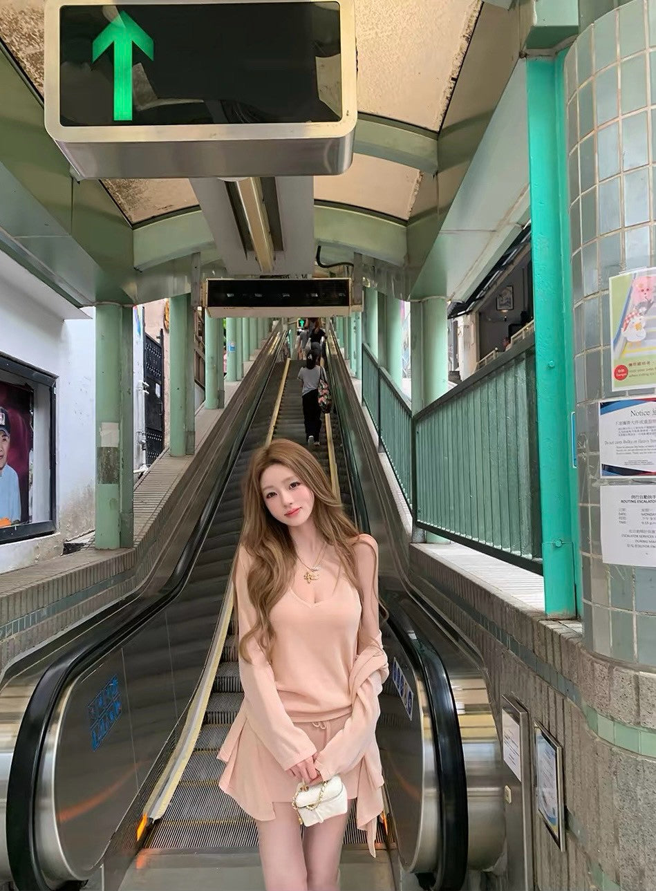 26Sep. 美而萌度假懶人溫柔三件套 粉