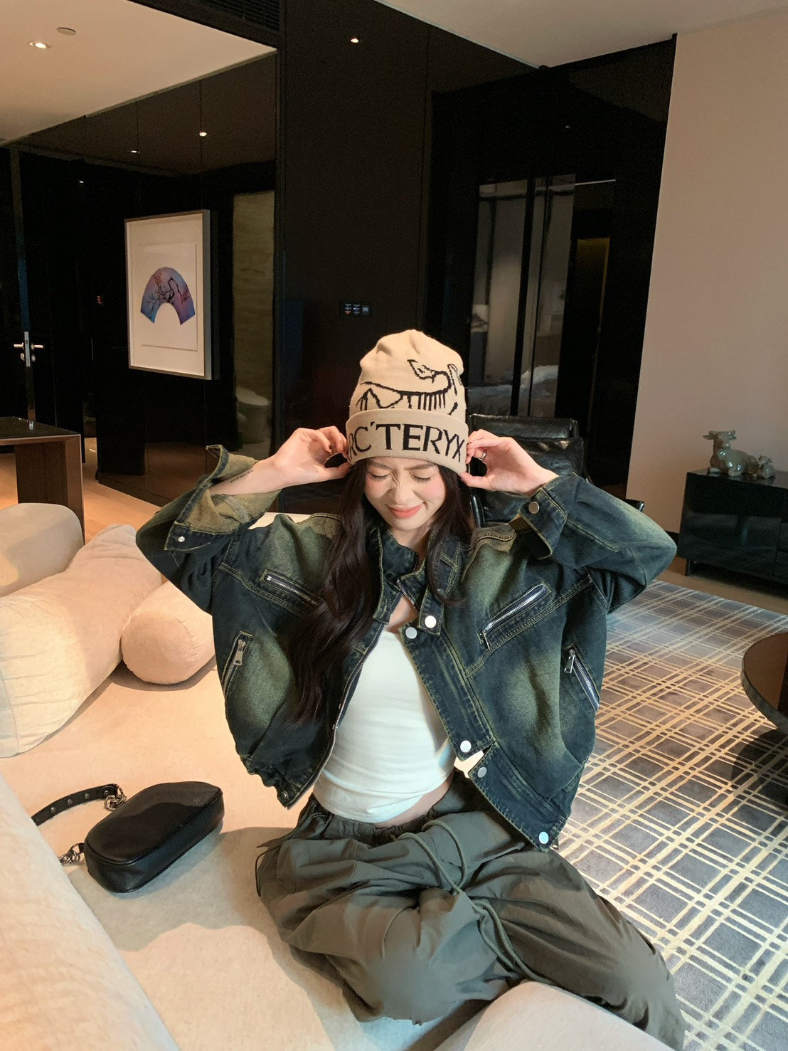 25Dec. 美式特調復古立領刷色牛仔外套