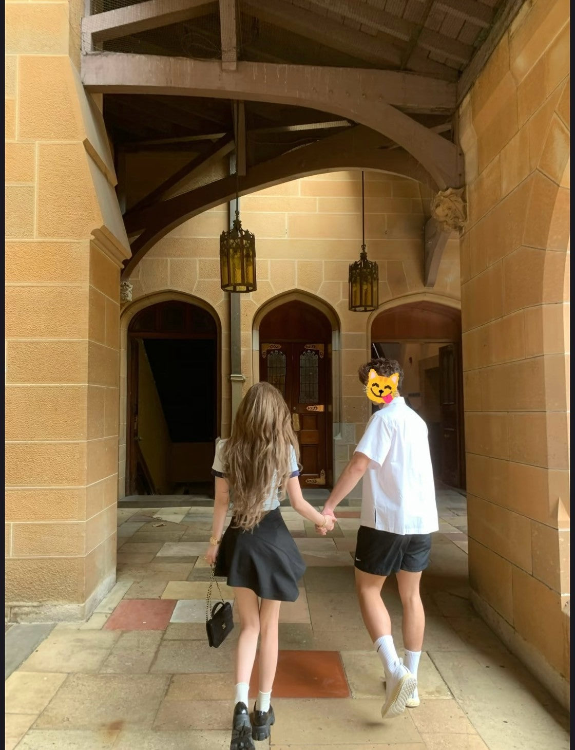 Apr. 青春熱戀 學院風polo領彈力上衣飄飄短裙套裝