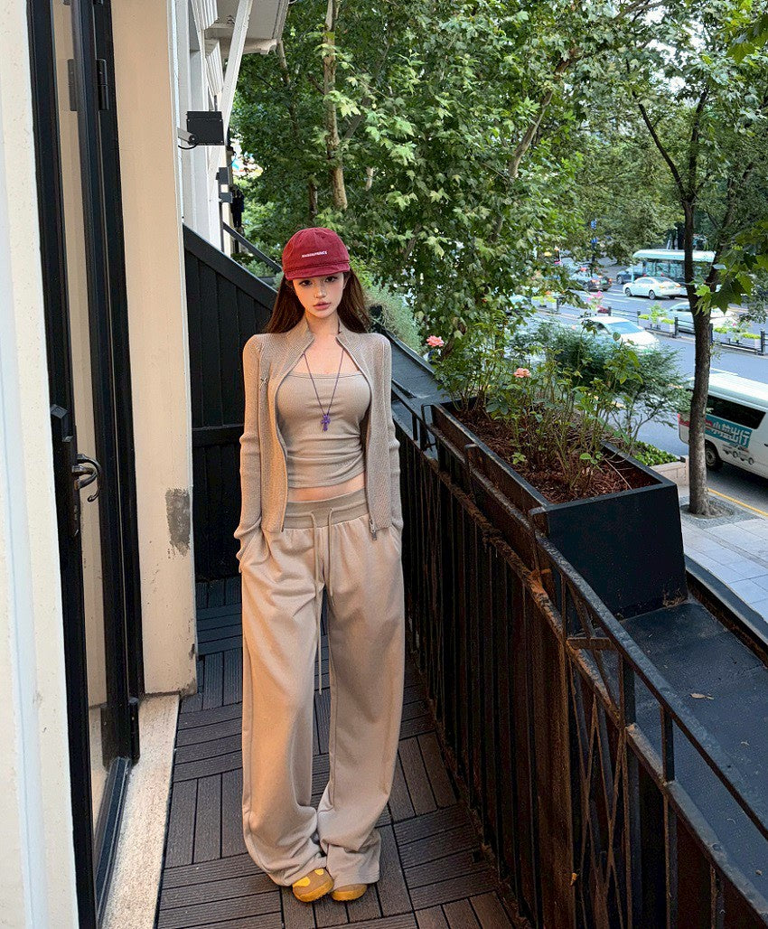 25Dec. 「空氣層」好版型立領外套 高腰休閒褲 石灰