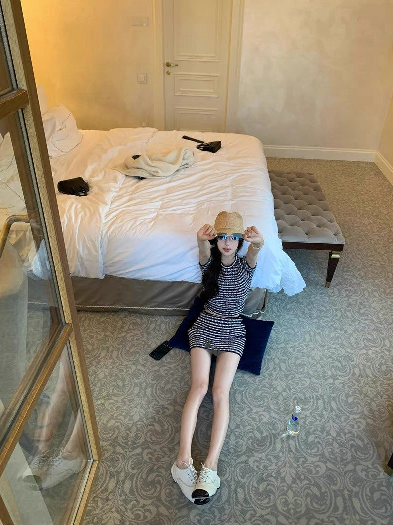 25Aug. ‘’條紋經典‘’Louis V家鬆弛感針織3版型設計