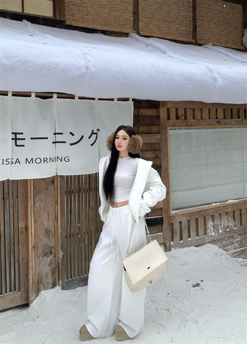 25Dec. 韓女skims長期主義慵懶純色三版 白/藍