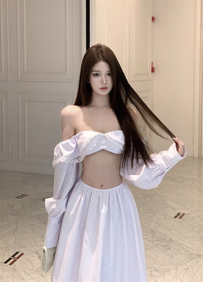 25Oct. 美神易夢玲 藍調時刻度假蝴蝶結上衣/半身裙