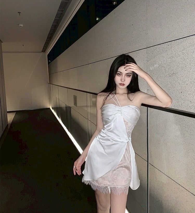 25Oct. 小個子辣妹裙 性感純慾蕾絲小禮服