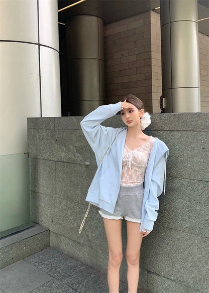 25Jul. 浪漫藏不住 暗戀蕾絲打底長袖上衣