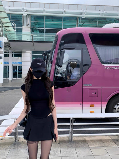 25Aug. 高智姐感穿搭 好版型修身背心款/T恤款 黑