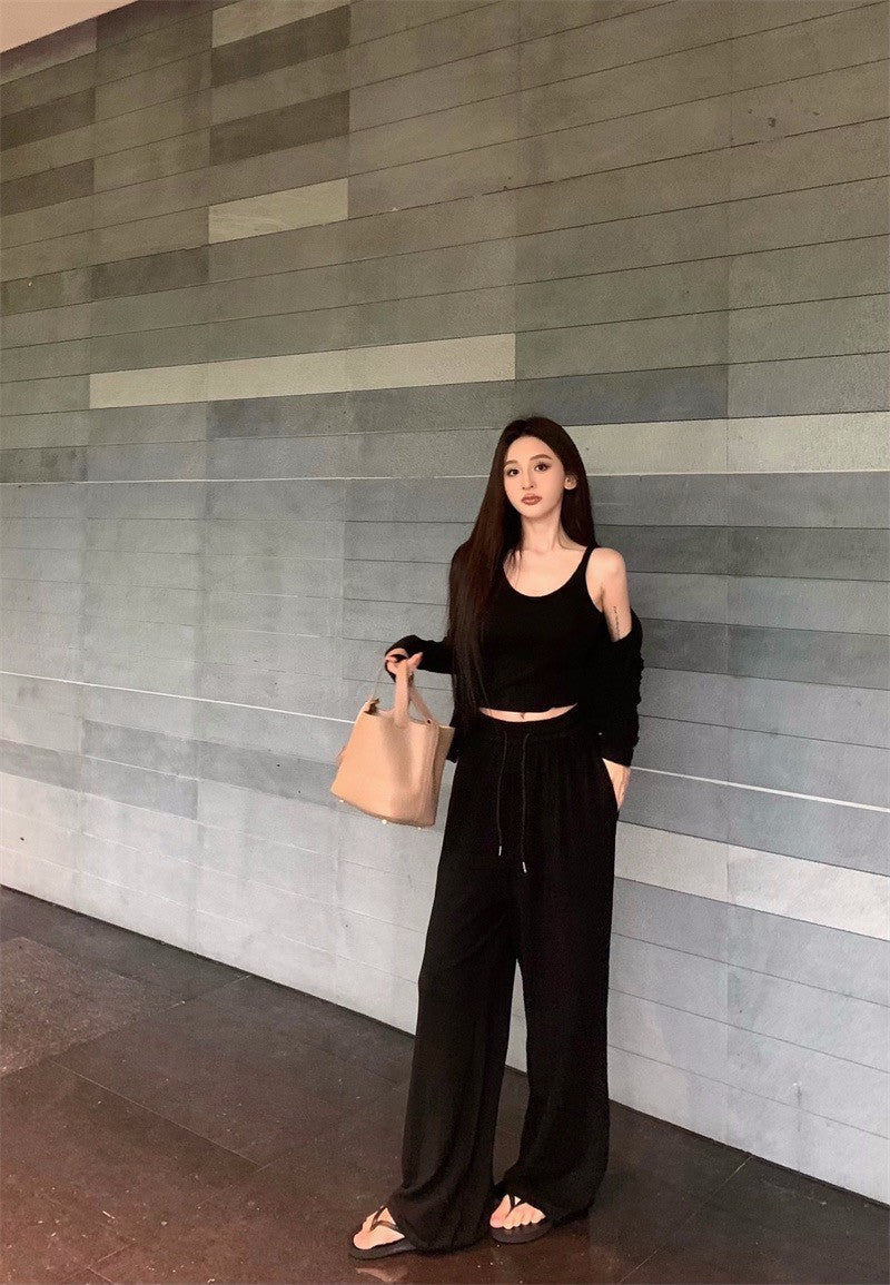 May. Cleanfit 機場休閒溜彎3件套 黑