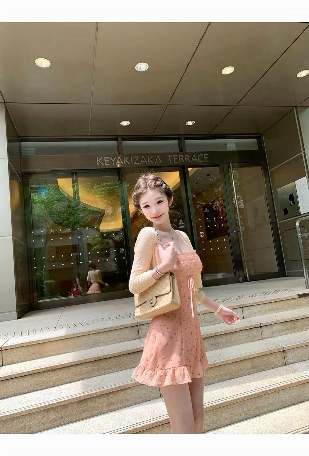 26Jul. 小慢夏曲 元氣嫩橘碎花小裙 *主推色