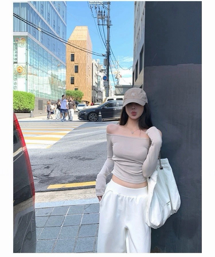 25Nov. 美肩擔當 修身純色百搭上衣3色