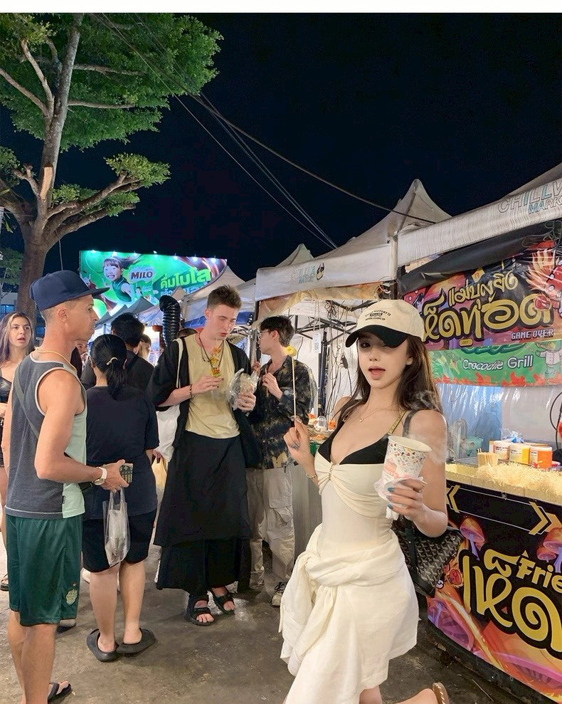 26Apr. 美街自由 性感撞色假兩件背心