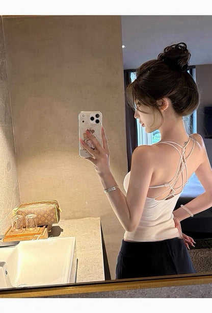26Jun. 休閒熱辣 素顏辣妹背心 白/藏藍/黑