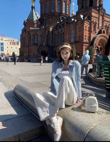 Mar. 白光啟示錄 好穿休閒感白色牛仔褲