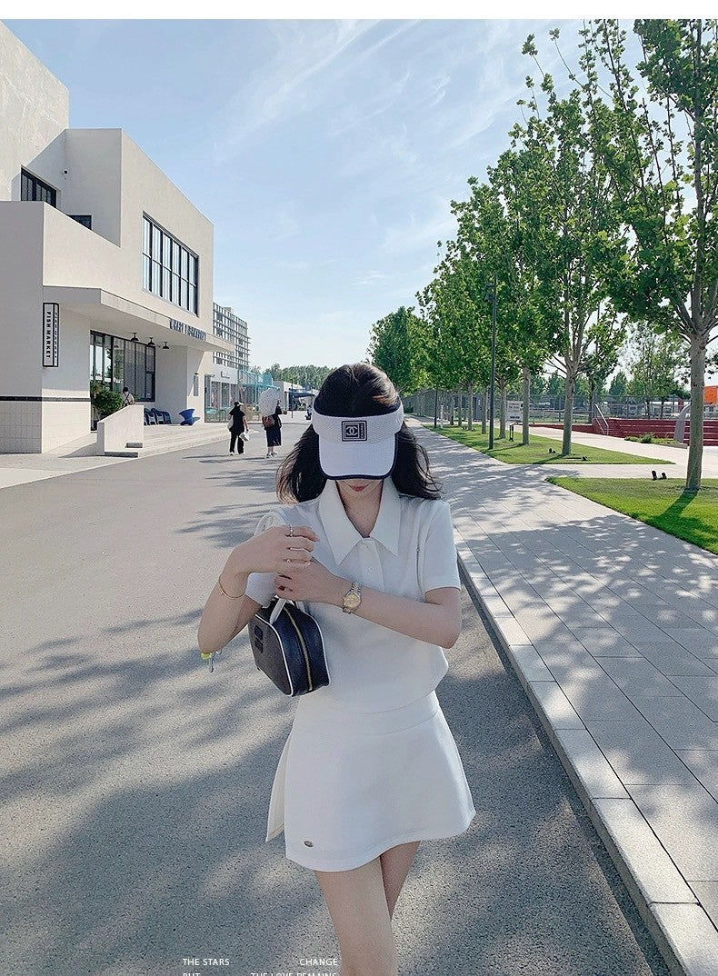 25Aug. Sportchic運動少女 高爾夫老錢空氣棉半身裙套裝