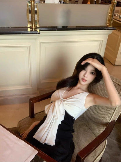 25Aug. 黑標系Ralphlaure*拉芙撞色針織背心