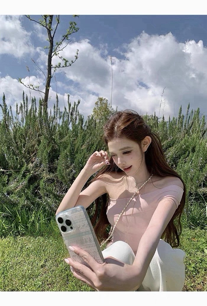 26May. 瘦瘦紙片人百搭款單肩背心 3色 (加購價不單售）