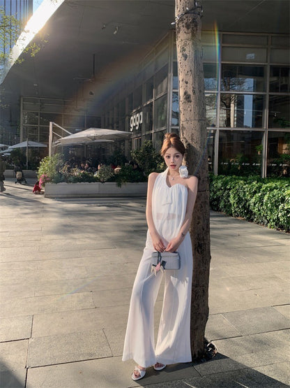 Mar. 玫瑰物語 手作立體花壓褶設計背心上衣 半身裙休閒褲 3版設計