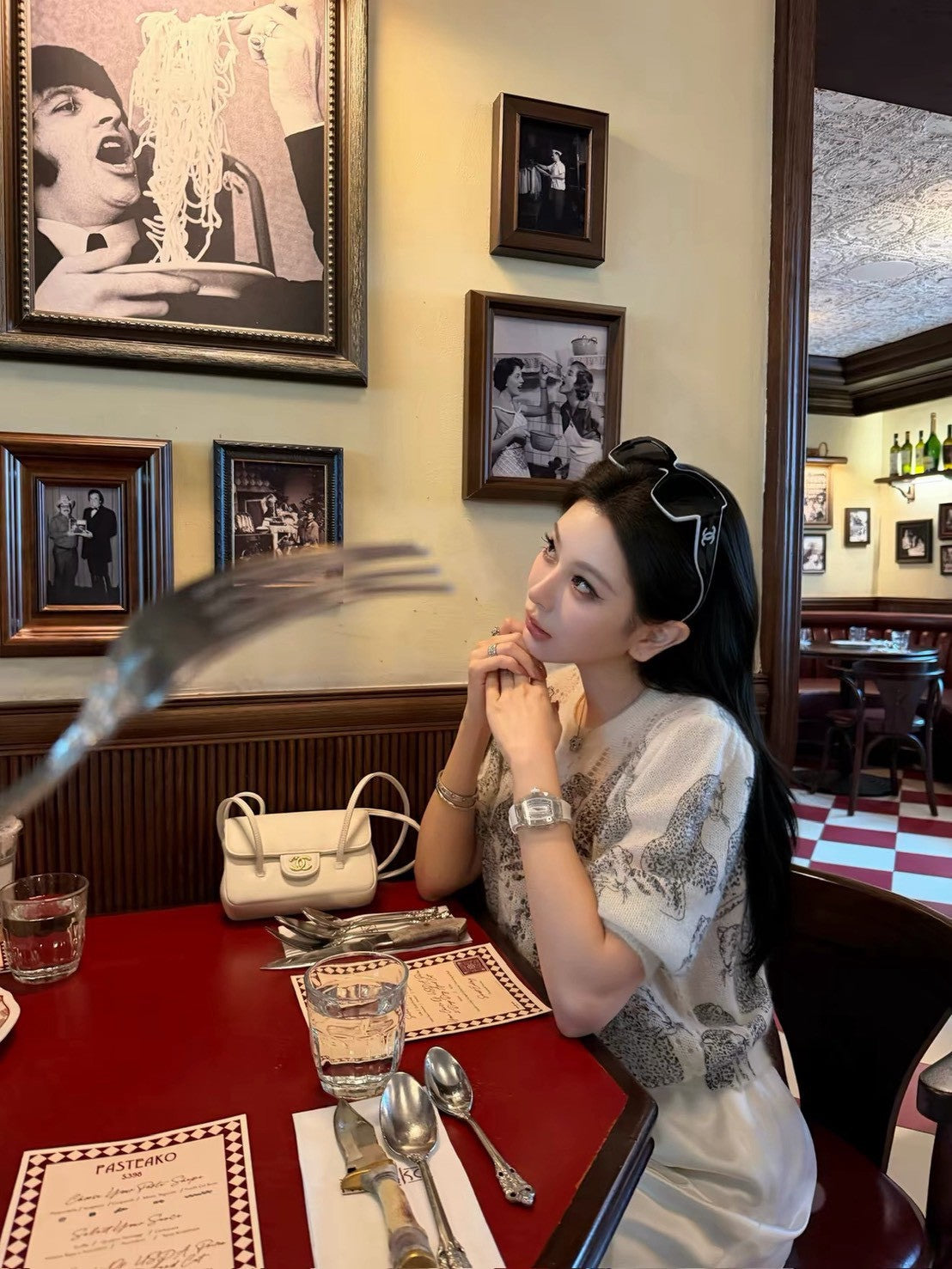 26Jun. 高級感美豹綿羊毛圓領針織上衣2版型