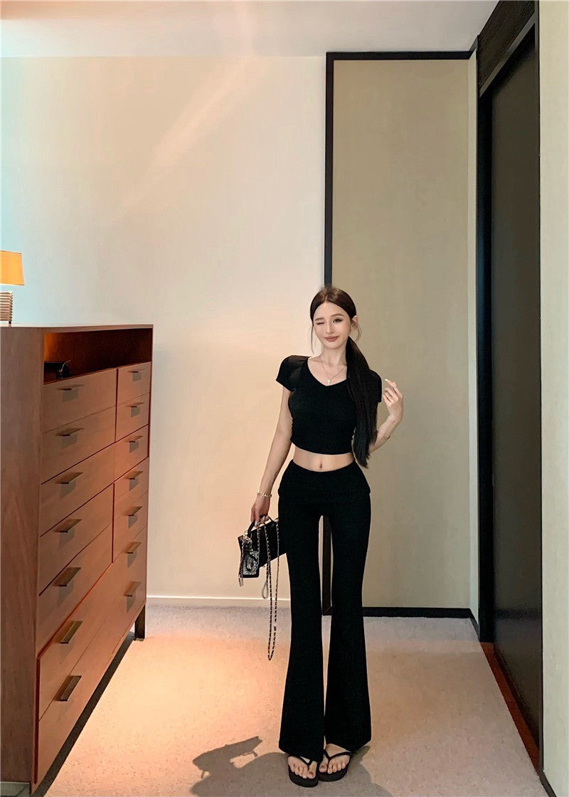 25Jul. 細腰瘦身2.0 新色款歐美套裝 黑