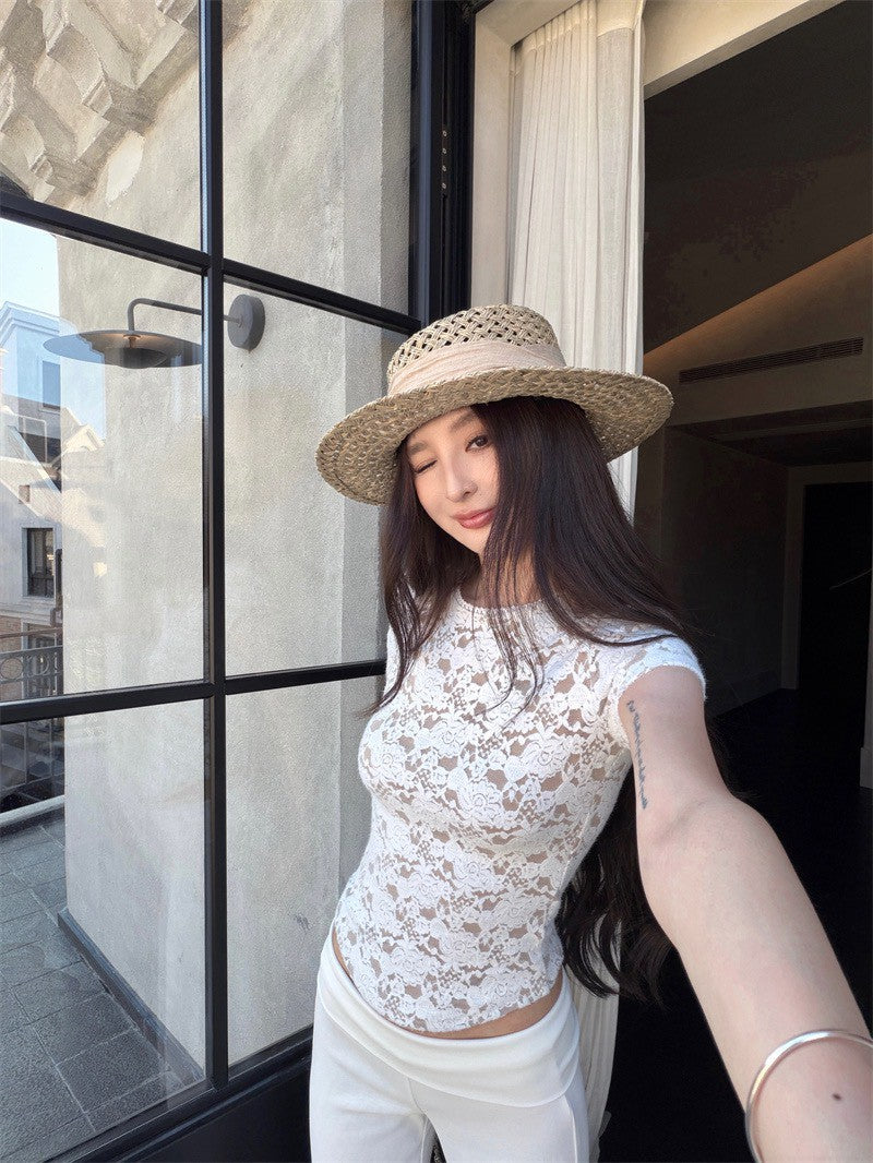 26Jun. 歐膩愛穿韓系緹花多版設計上衣