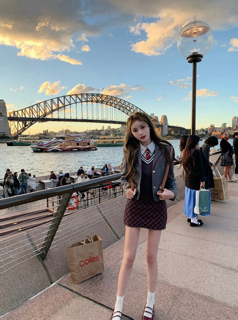 25Nov. 悉尼日記韓系學院風 多版選物 灰色系