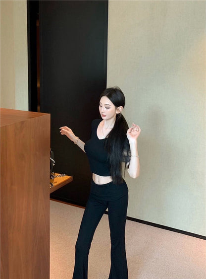 25Jul. 細腰瘦身2.0 新色款歐美套裝 黑