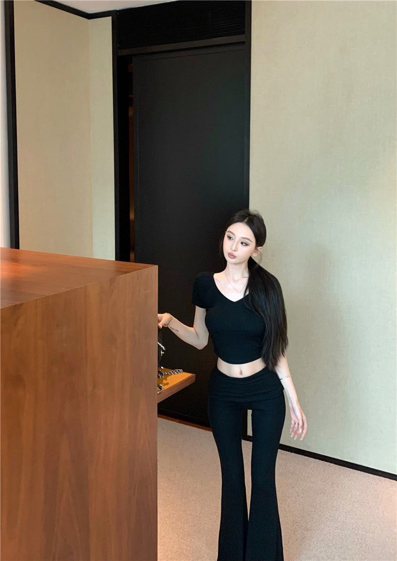 25Jul. 細腰瘦身2.0 新色款歐美套裝 黑