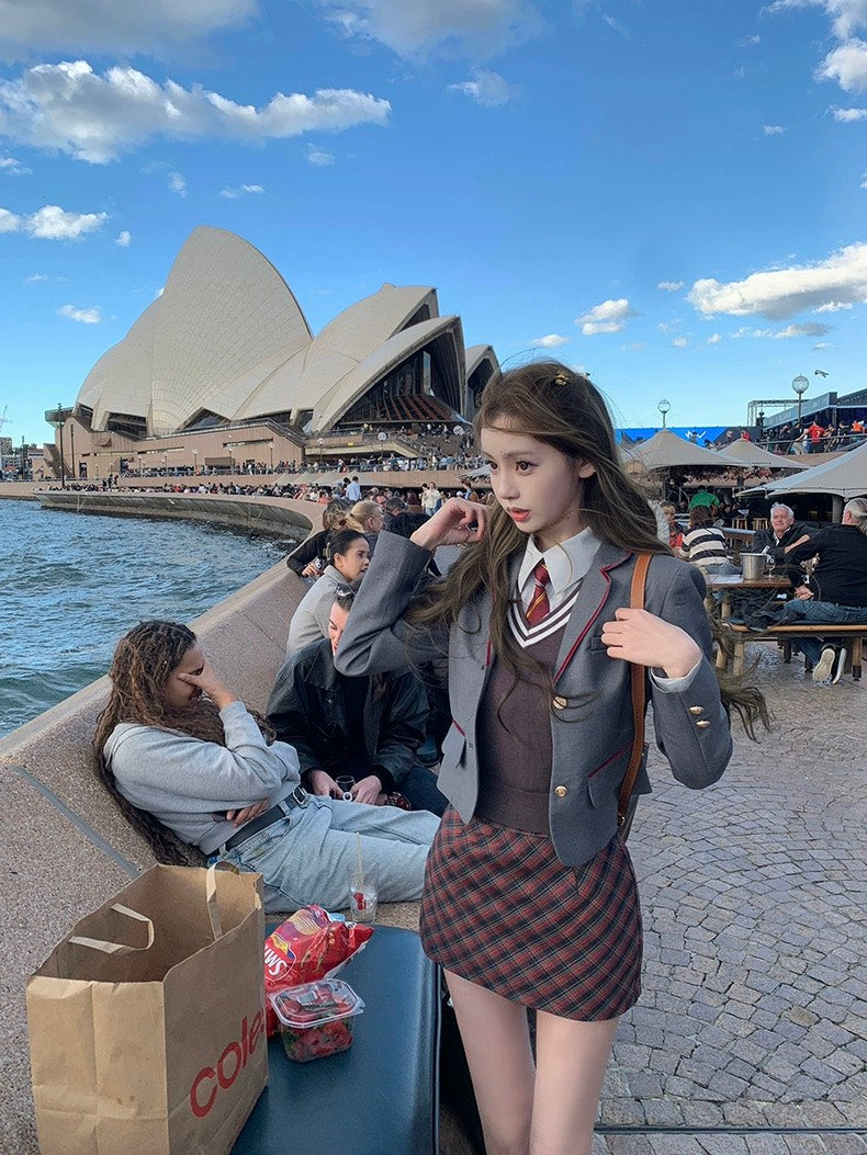 25Nov. 悉尼日記韓系學院風 多版選物 灰色系