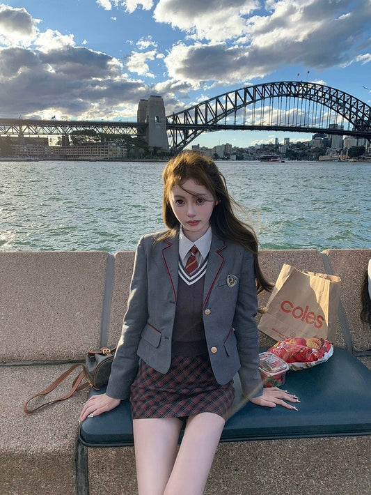 25Nov. 悉尼日記韓系學院風 多版選物 灰色系