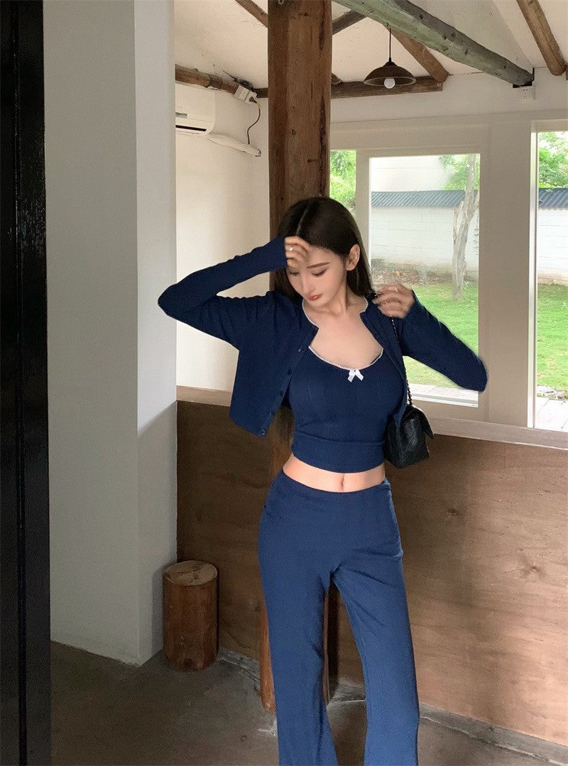 25Jul. 懶人不用想舒適4版設計款休閒服 藏藍