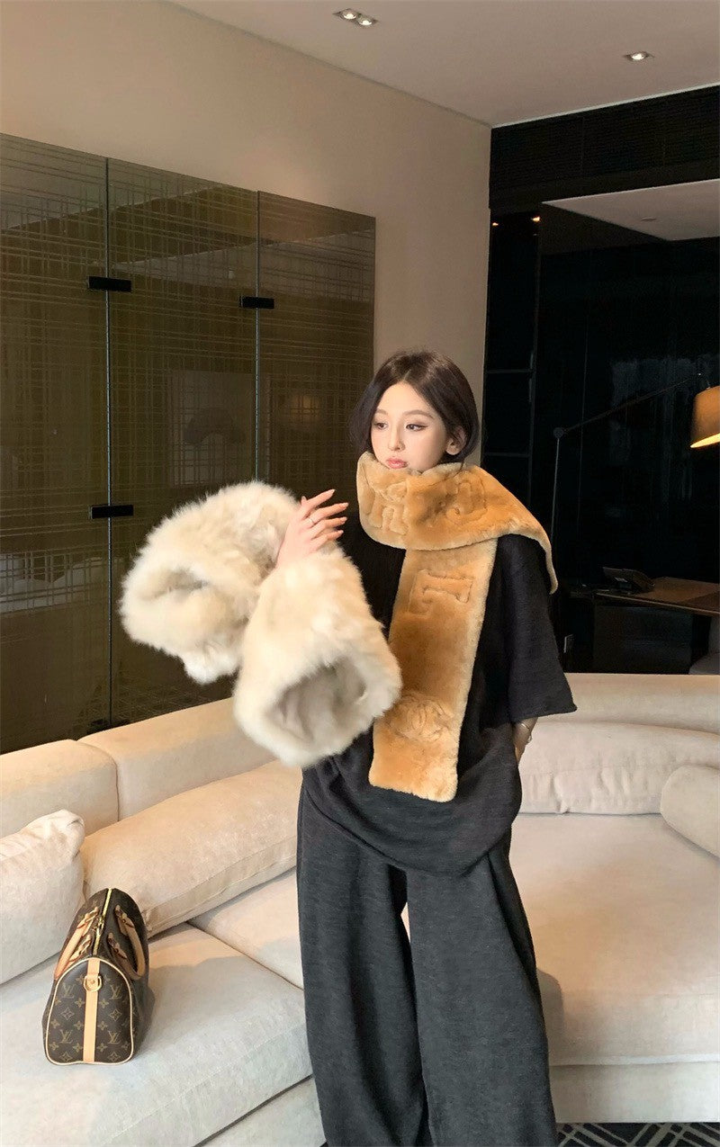 26Jan. Lazy hoodie羊毛雲朵美式過冬套裝 杏/黑灰