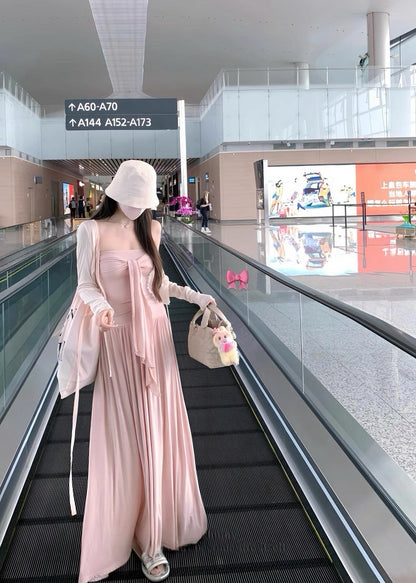 25Aug. 獨樹一格奶呼呼多穿式套裝 新色粉