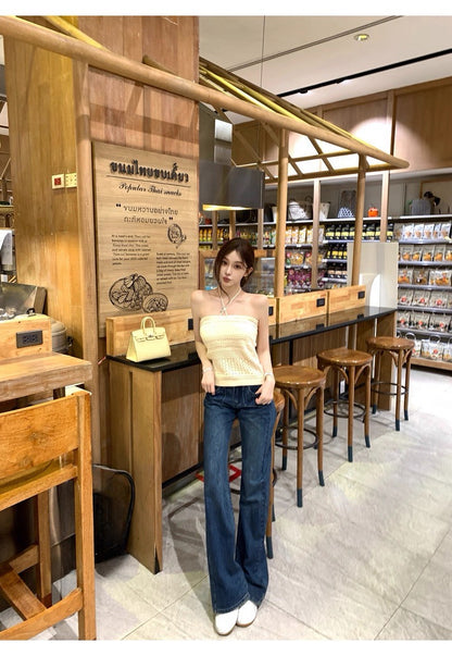 25Oct. Vintage私服復古水洗低腰好版型牛仔褲