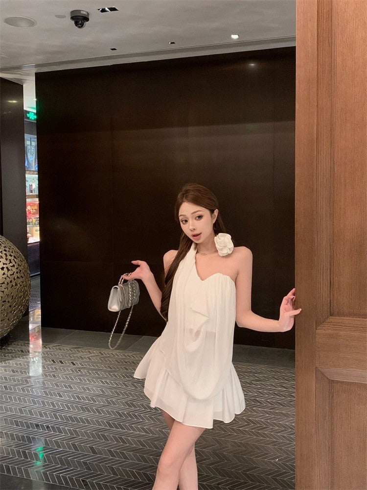 Mar. 玫瑰物語 手作立體花壓褶設計背心上衣 半身裙休閒褲 3版設計