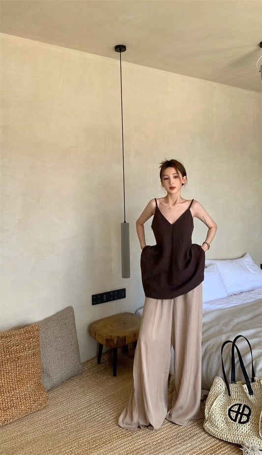 25Jul. 幽靜下午簡約中長款背心