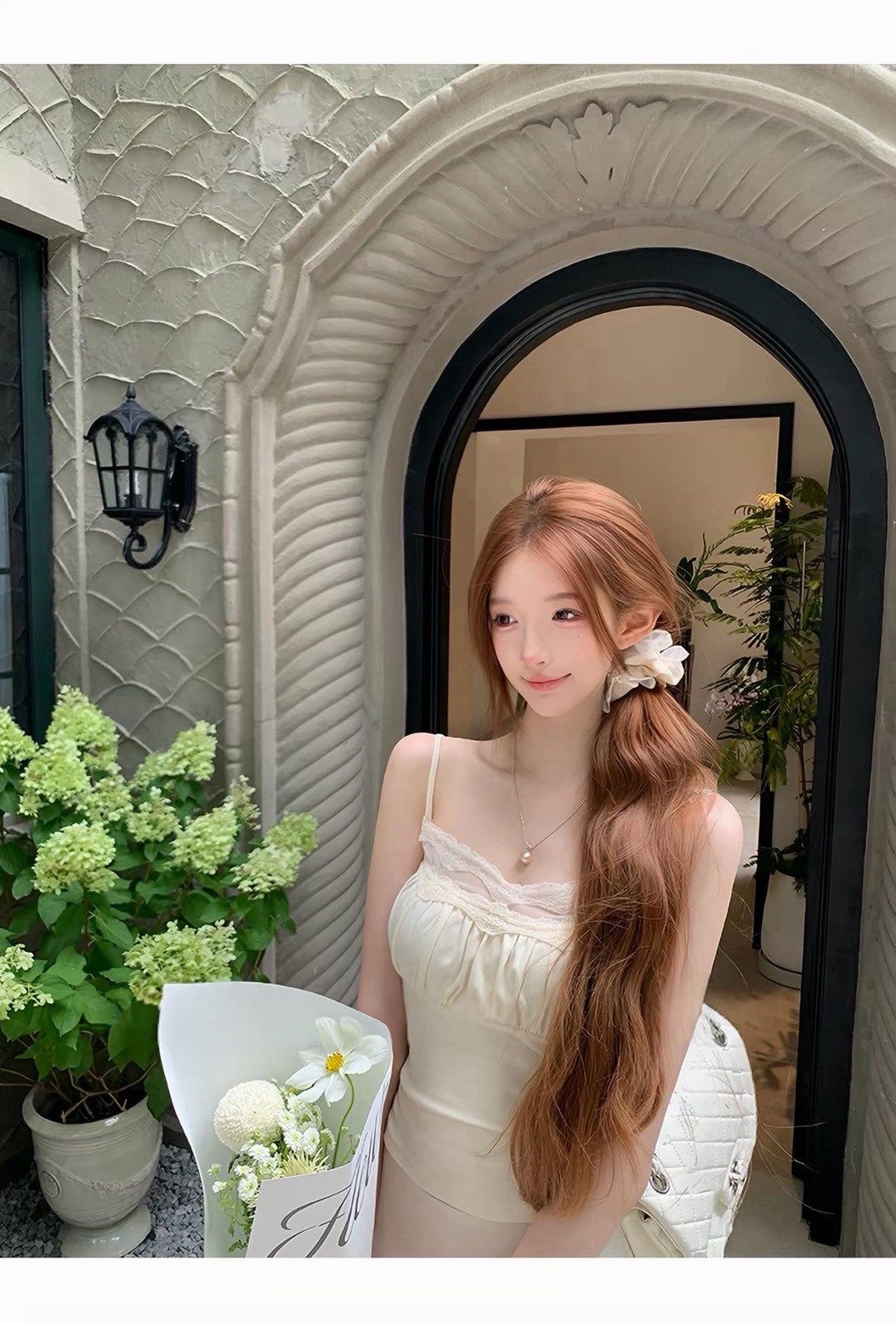 26Jul. 韓女冰感呼吸 氣質蕾絲背心防曬外套兩件套