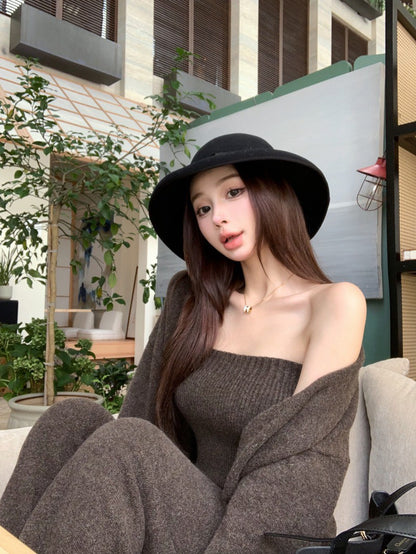26Feb. （新色）芬蘭午茶慵懶針織三件套 深咖