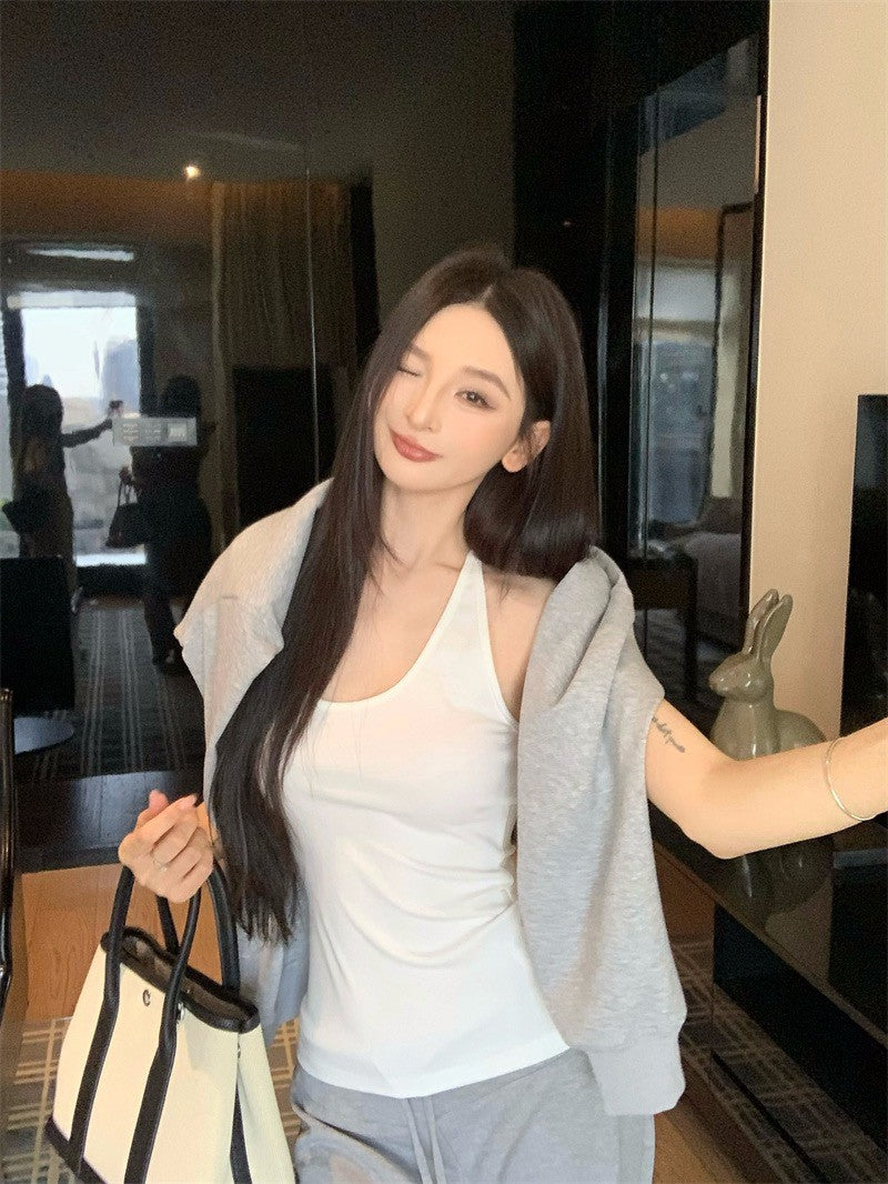 26Jan. 美式主義慵懶撞色疊穿休閒選2色系 灰配白