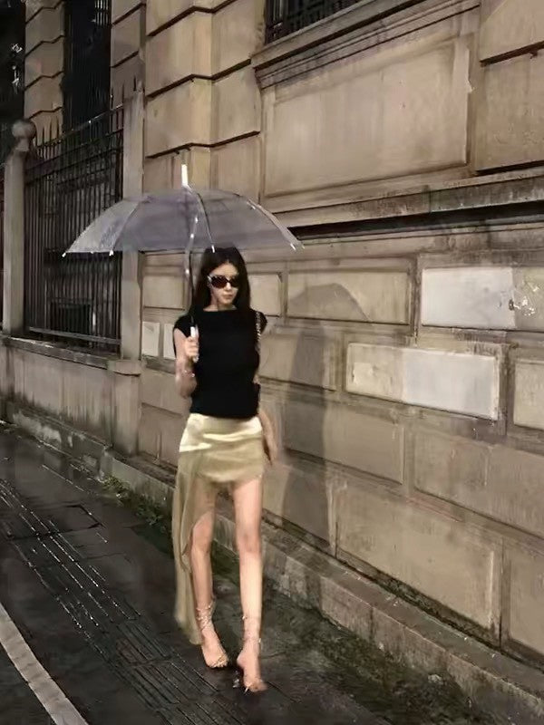 26Sep. 黑金緞影 高奢富家女穿搭outfit
