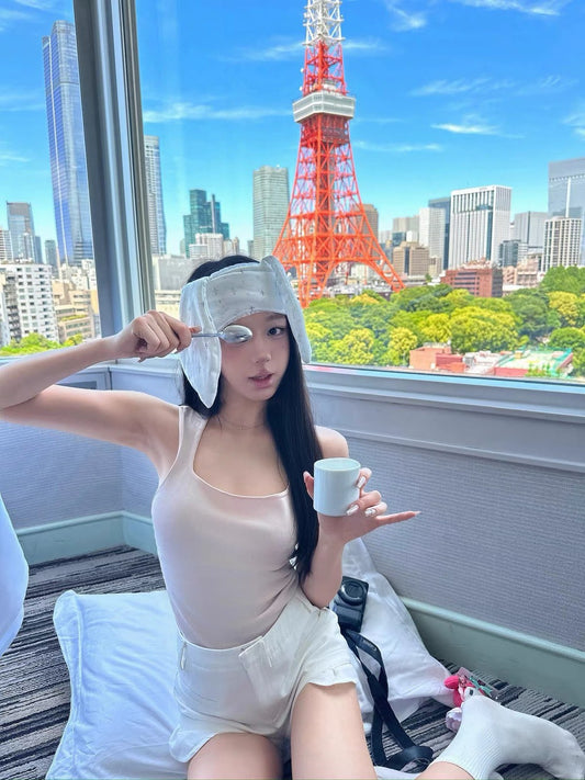26Jul. 美感穿不膩彈力工字背心 粉/白/黑