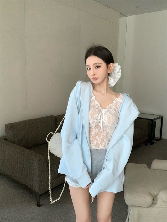 25Jul. 浪漫藏不住 暗戀蕾絲打底長袖上衣