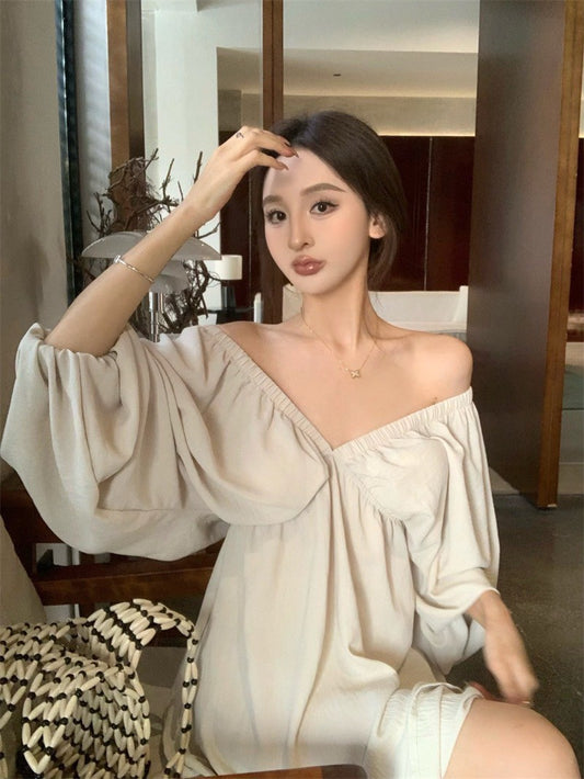 Jun. 波希米仙女氣質V領度假裙