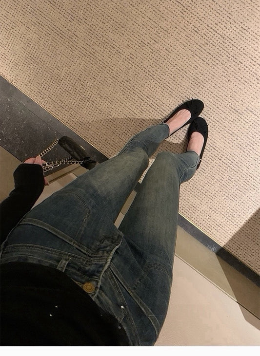 25Nov. 修腿大師 顯瘦牛仔刷色小腳褲