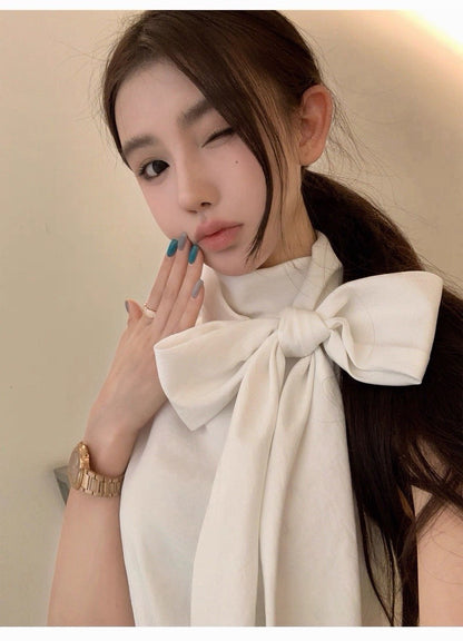 26Apr. Girly samstag公主山茶花無袖襯衫 白