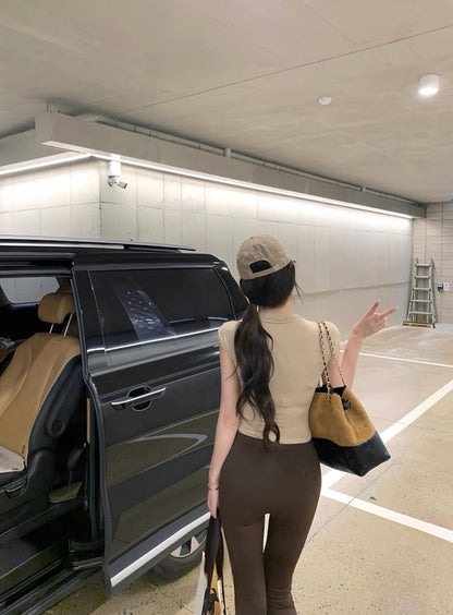 25Aug. 高智姐感穿搭 好版型修身背心款/T恤款 卡其