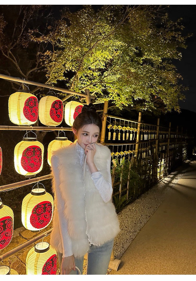 25Dec. 百搭舒適牌羊毛高領打底上衣 白