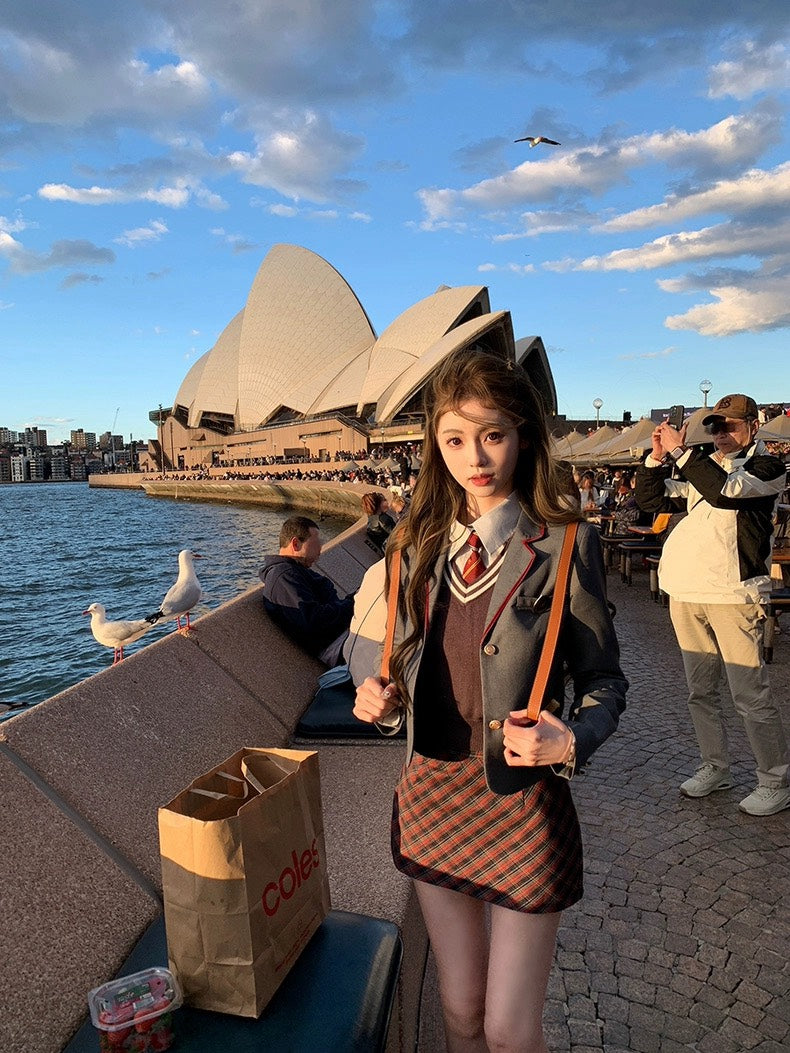 25Nov. 悉尼日記韓系學院風 多版選物 灰色系