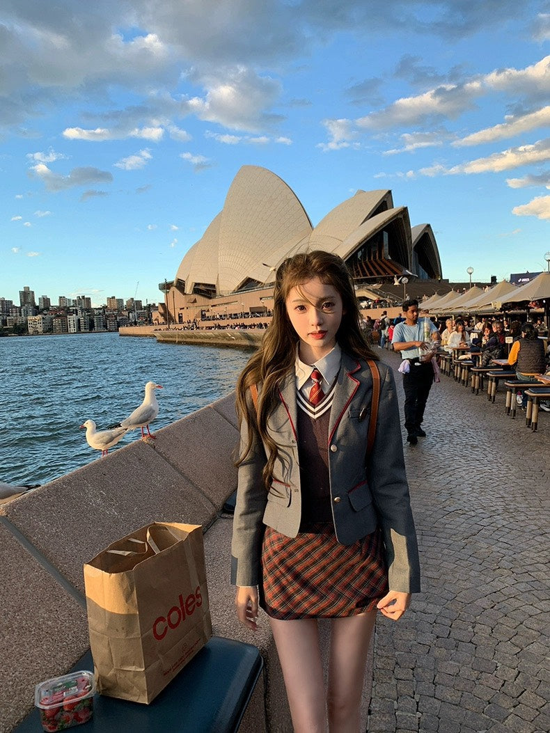 25Nov. 悉尼日記韓系學院風 多版選物 灰色系