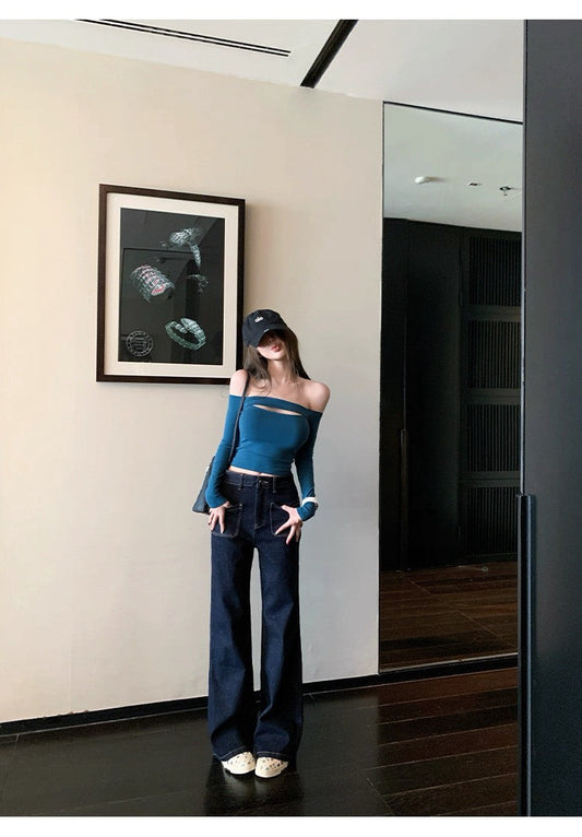 25Nov. 時髦精 d1or牛牛百搭休閒牛仔褲 新色藍