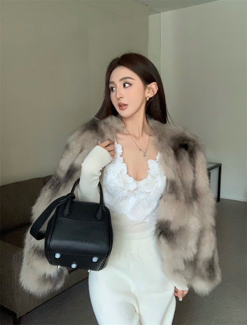 25Jul. 法式氣質花瓣背心開衫兩件套